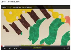 Inclusion d'une video sous oEmbed 